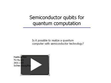  Quantum Computation for Beginners: A Journey Through Quantum Mechanics and Its Applications : Un Voyage Captivant à Travers les Mystères Quantiques